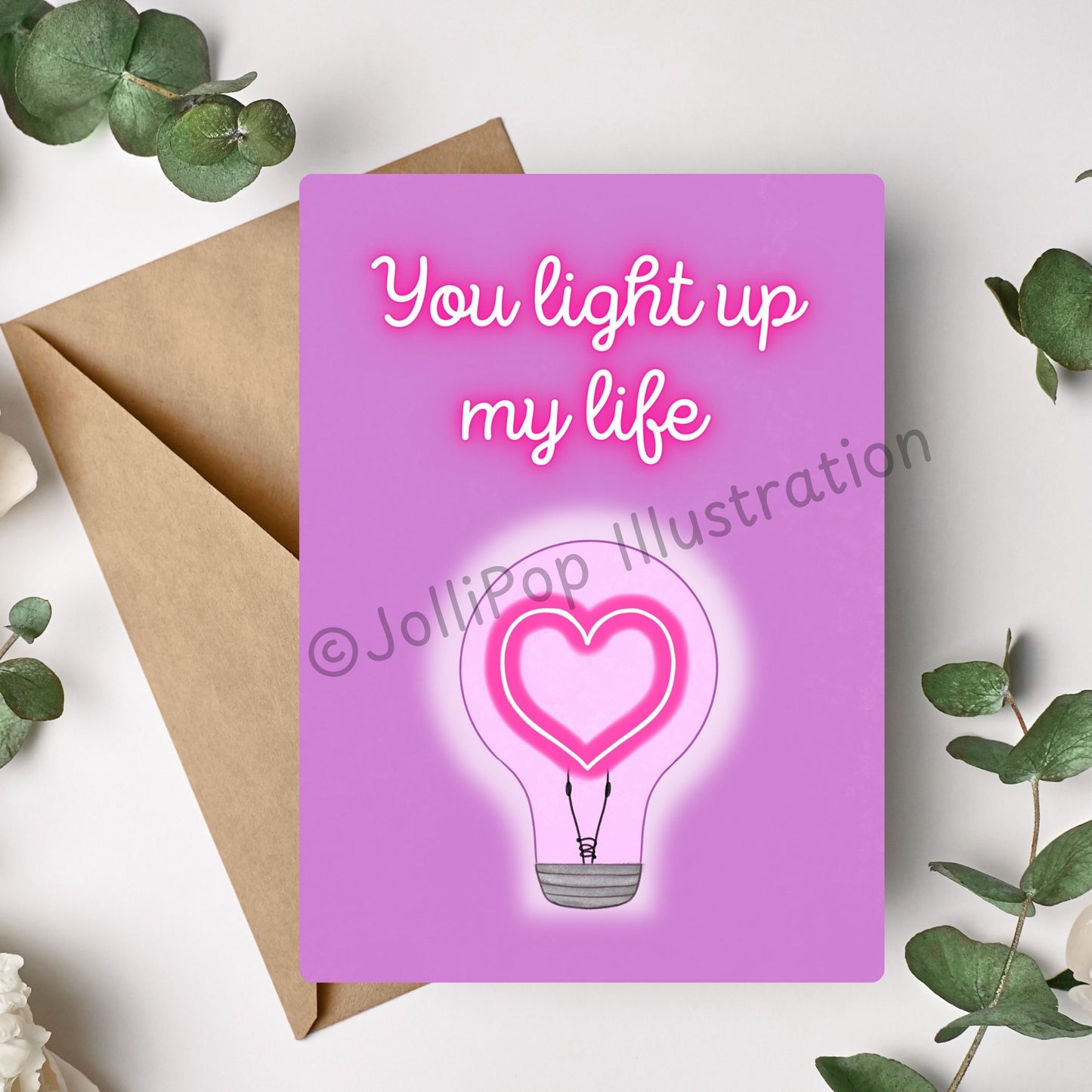 Light Up My Life - Greeting Card